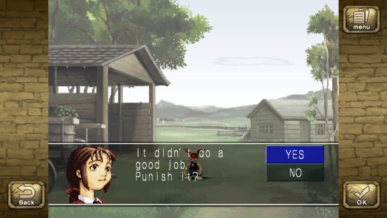 Monster Rancher corporal punishment