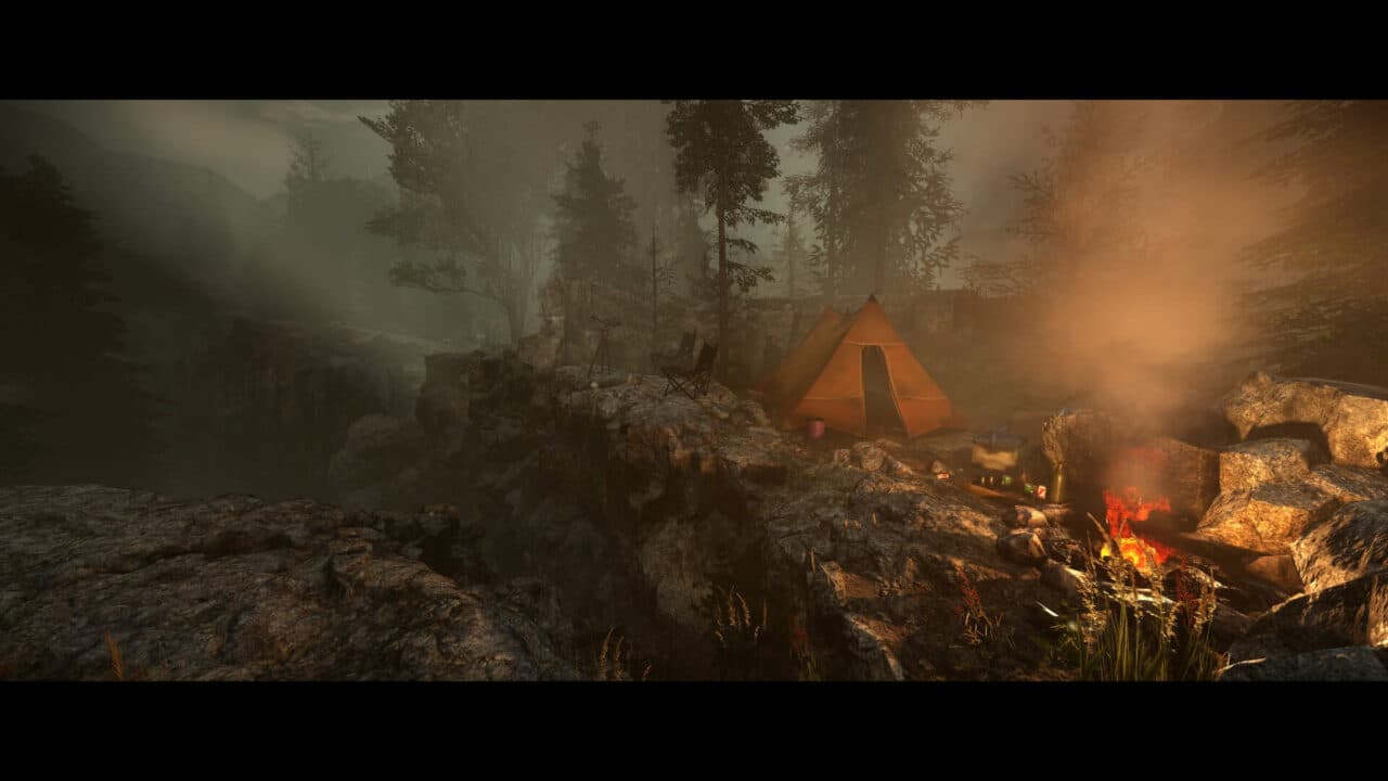 The Alien Cube campsite