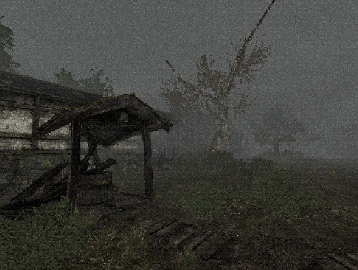 The game captures the dreadful feeling of a dilapidated estate