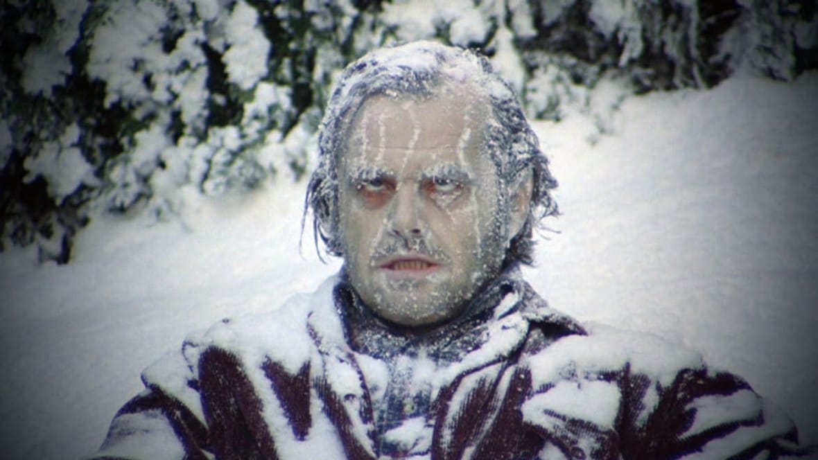 Jack Nicholson the shining winter horror