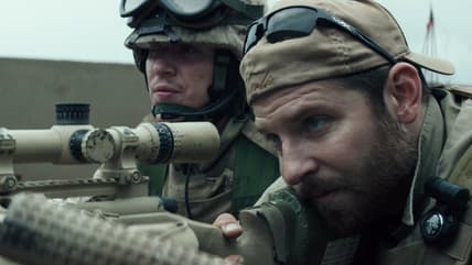Bradley Cooper in the Clint Eastwood movie American Sniper.