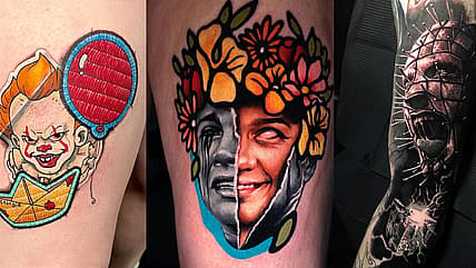 horror tattoos