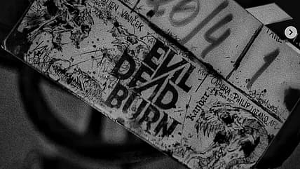 EVIL DEAD BURN BANNER