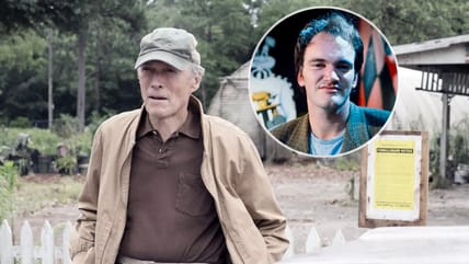 Quentin Tarantino and Clint Eastwood