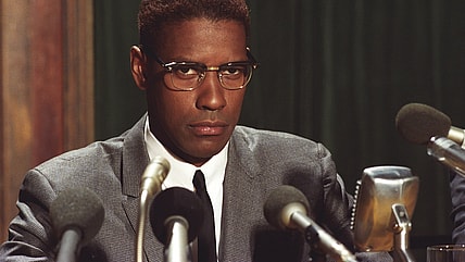 Denzel Washington in Malcolm X