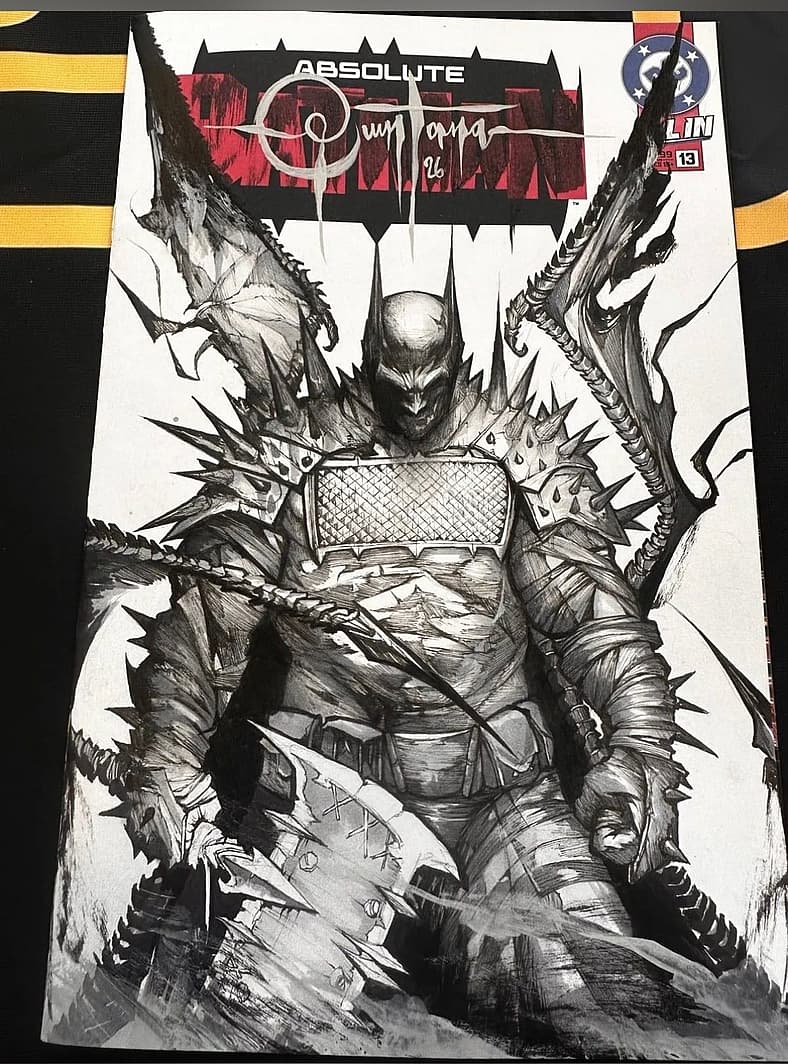 Dan Quintana's Custom 'Absolute Batman' Sketch Cover Just Sold for a Record-Breaking $18,550