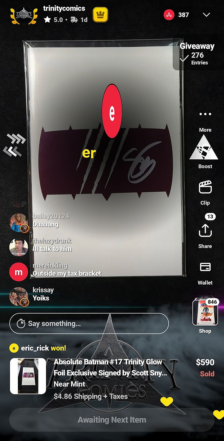 'Absolute Batman': Metal AF Glow-in-the-Dark Joker Cover Just Sold for $590