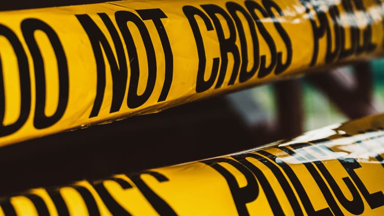 fishing crime scene