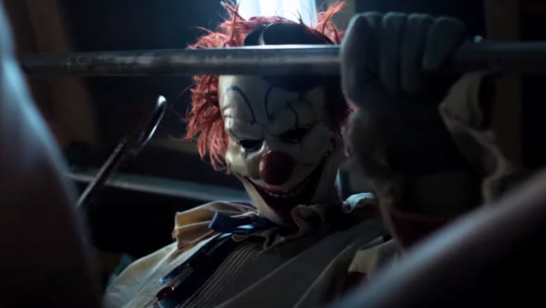clown in a cornfield
