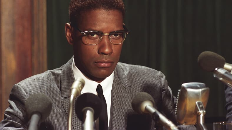Denzel Washington in Malcolm X