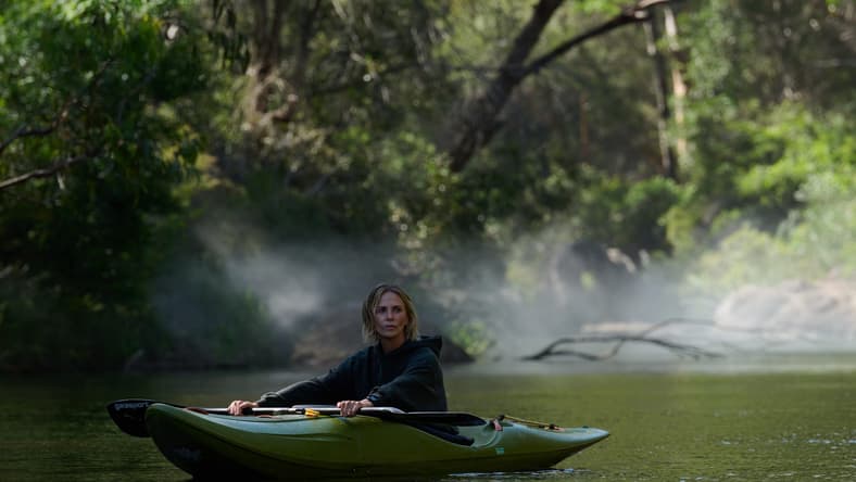 "Apex" (April 24 on Netflix): In the survival thriller, Charlize Theron plays a grieving woman seeking solace in the Australian wilderness who's hunted by a ruthless serial killer. Kane Skennar/Netflix