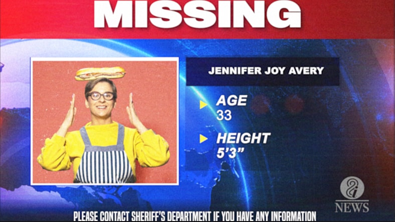 Missing Person ad from Buffet Infinity.