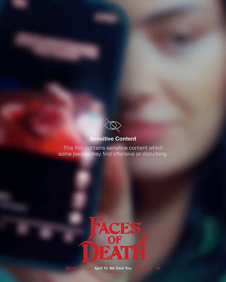 Charli Xcx FACES OF DEATH poster