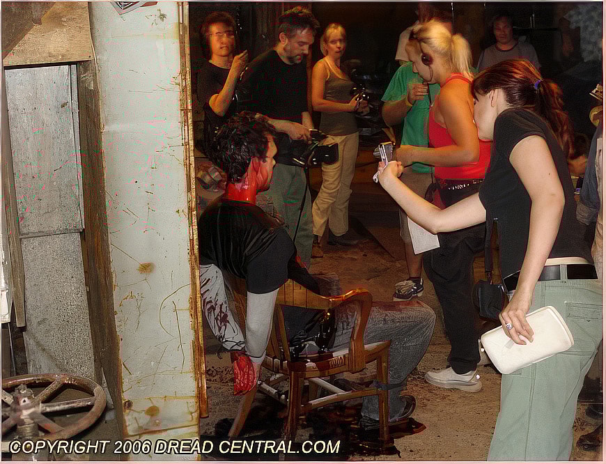 Star Matthew Currie Holmes is having a bad day.