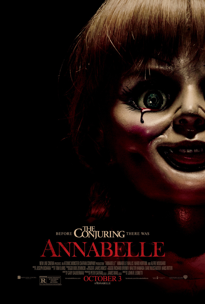 annabelle poster - CONTEST CLOSED! Win a Haunting Annabelle Prize Package!