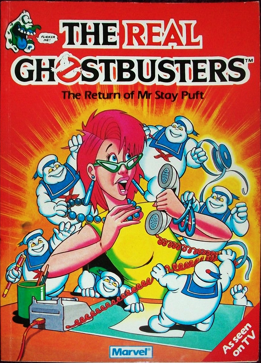 MarvelBookSeriesTheReturnOfMrStayPuftV2Sc01 - New Mini Stay Pufts Came from Old THE REAL GHOSTBUSTERS Marvel Comic