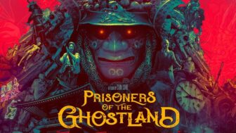 Prisoners of the Ghostland Banner 336x189 - Nic Cage Stands on a Pile of Skulls in New Poster for 'Prisoners of the Ghostland'