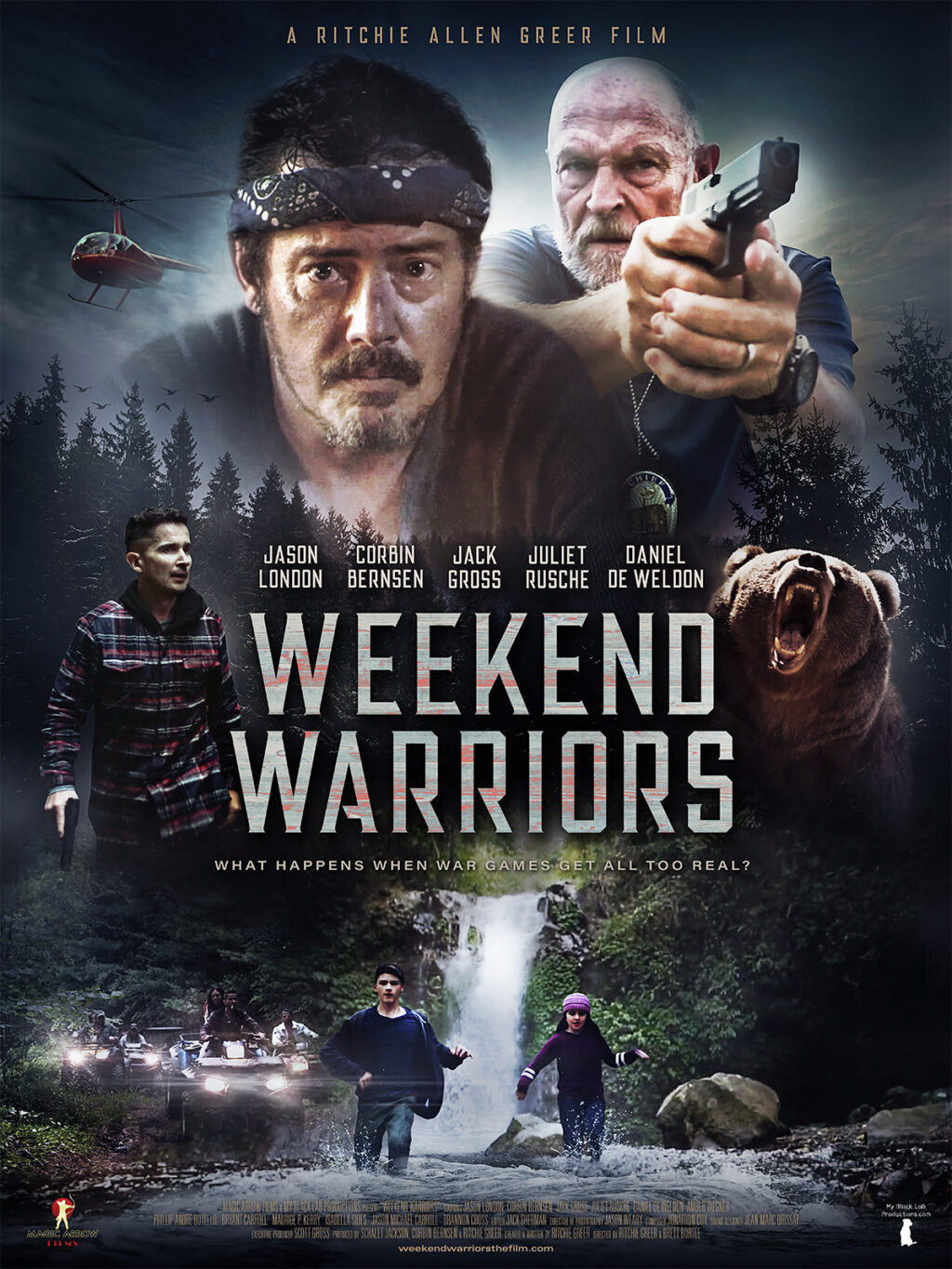 MV5BMGI4ZjBjNWYtYmI2OS00MjgxLTk0ZTctYzY1YWNkMWI2ODE0XkEyXkFqcGdeQXVyMTY3NTQ3MjE@. V1  1024x1365 - 'Weekend Warriors' Review: Thrill Seekers Will Eat This Film Up