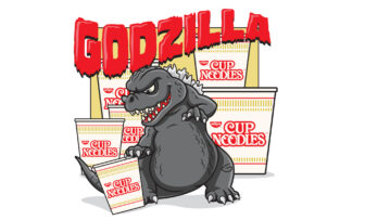 Godzilla Cup Noodles