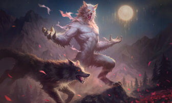 Innistrad: Crimson Vow Magic: The Gathering Werewolf Card Avabruck Caretaker/Hollowhenge Huntmaster