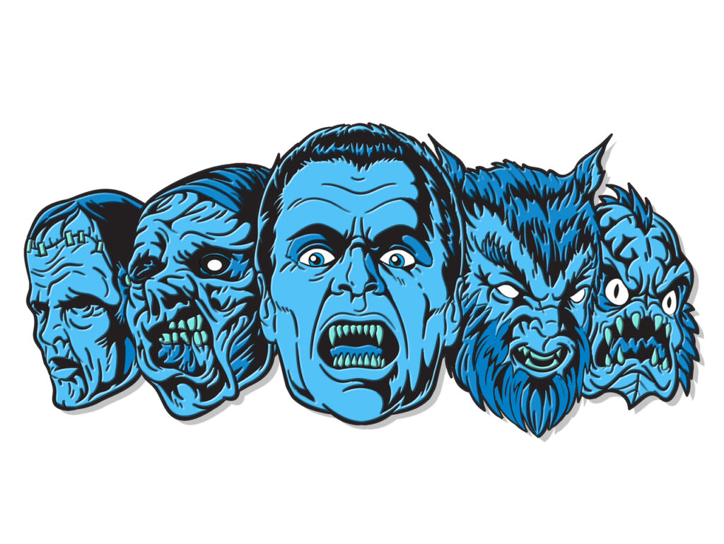MONSTER SQUAD BLUE Pin 1024x770 - These Ten Holiday Horror Enamel Pins are the Perfect Stocking Stuffers