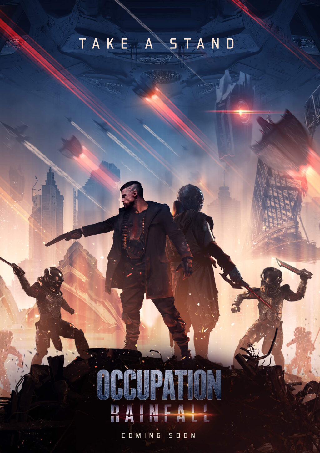 Occupation Rainfall Poster 1 1024x1448 - Writer and director Luke Sparke talks about Occupation: Rainfall [Exclusive Interview]