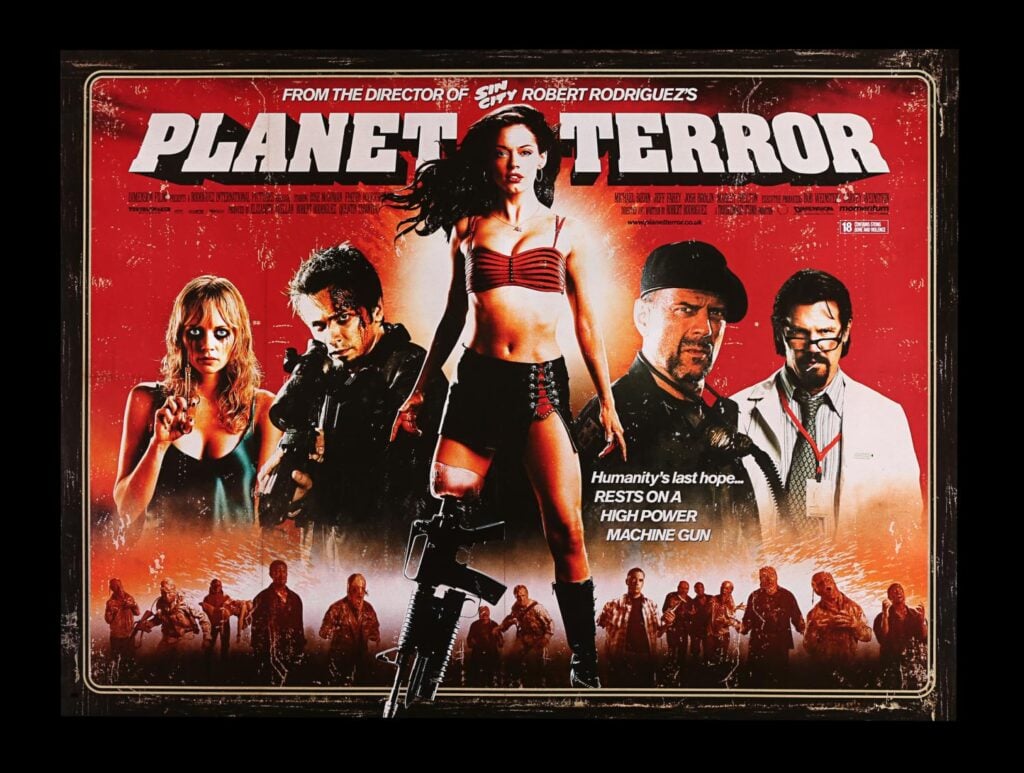 Bruce Willis, Planet Terror Poster 