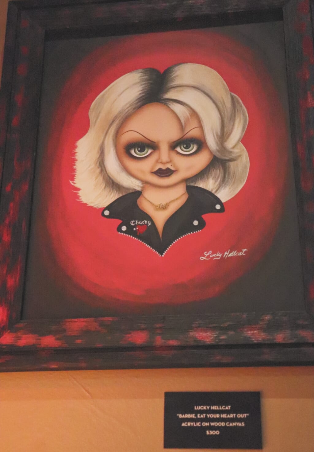 Tiffany artwork by Lucky Hell Cat 1024x1472 - The Mystic Museum Brings A Totally Killer '90s Slashers Exhibit to Los Angeles