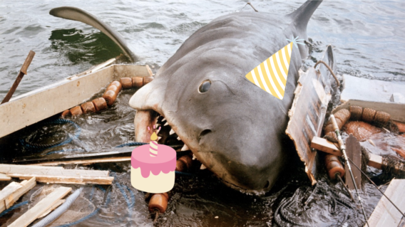 Dread Central birthday shark