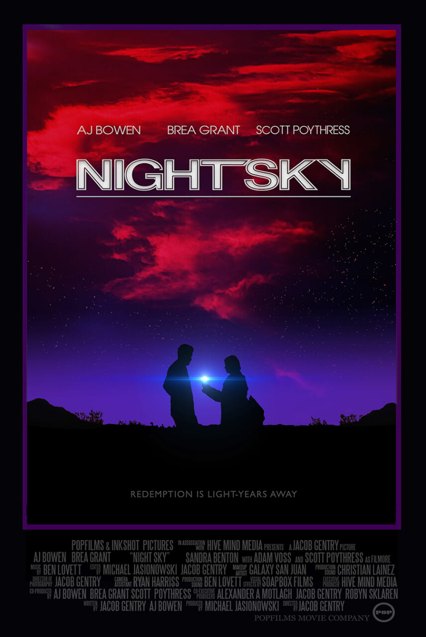 night sky 2022 film poster scaled - 'Night Sky' Is An Outstanding Sci-Fi Road Trip [FrightFest 2022 Review]