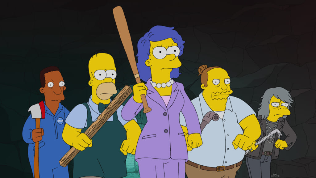 Simpsons 3 1024x576 - 'The Simpsons' - Amazing Images Spoofing Stephen King's 'It' Emerge From Upcoming 'Not It' Halloween Special