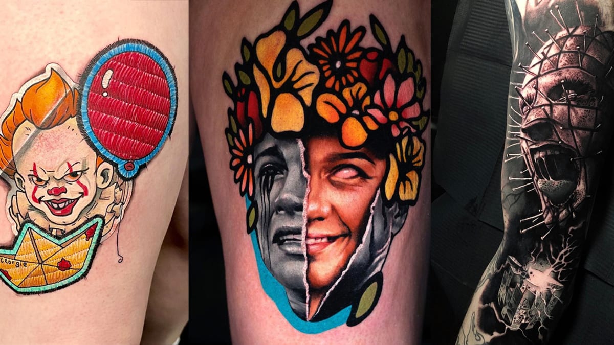 Traditional Tattoo Flash Meets Horror: The Art and Journey of Quyen Dinh |  Halloween Love