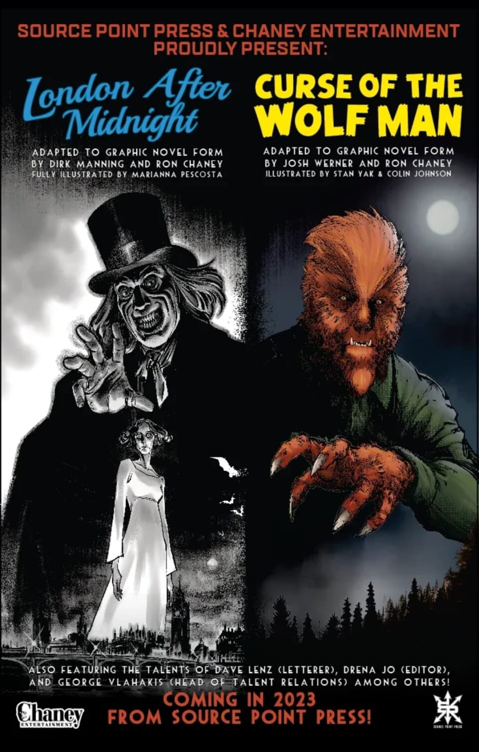Source Point Press 1 960x1508 - Ron Chaney Talks New 'London After Midnight' And 'Curse of the Wolf Man' Comics