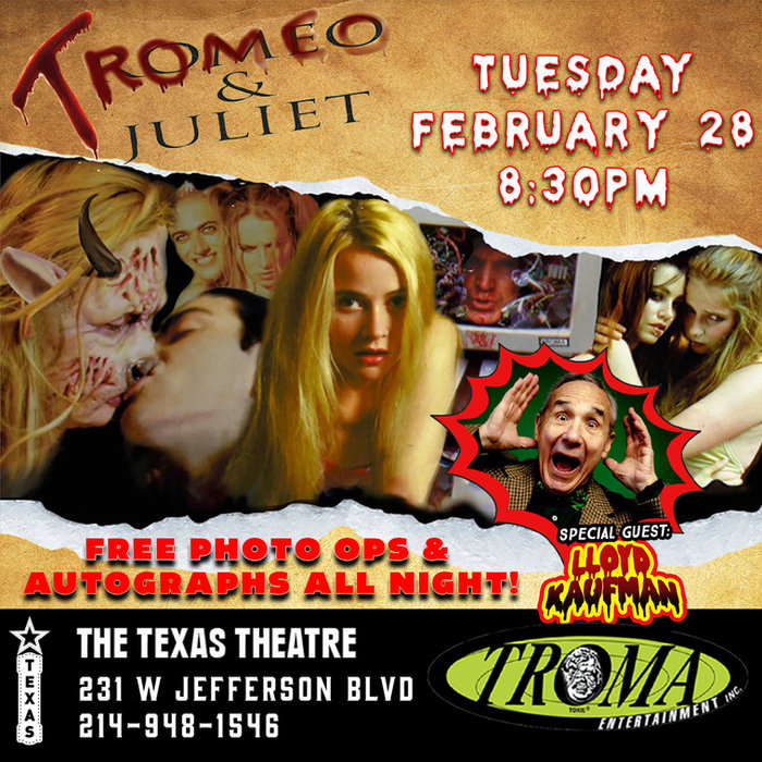 TTT 2 - Join Lloyd Kaufman At His Texas Troma Tour!