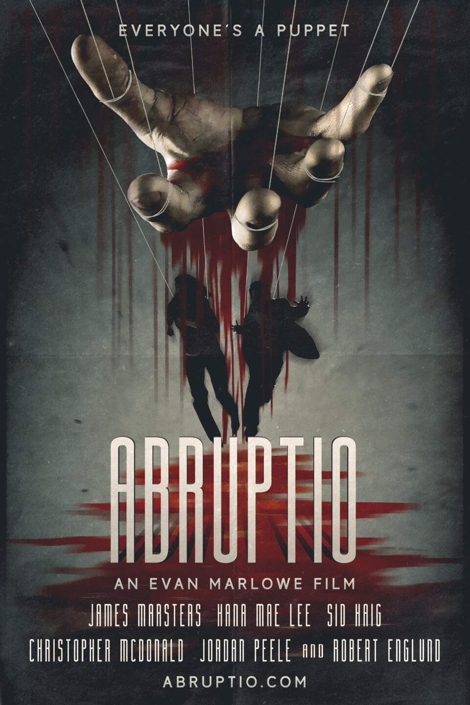 Abruptio poster 960x1440 - Horror Meets Puppets In 'Abruptio' [Watch]