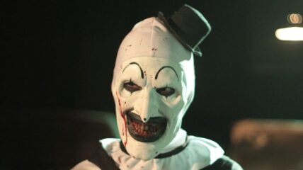 Terrifier 428x240 - The 10 Most Shocking Movies, According To Fans [Watch]