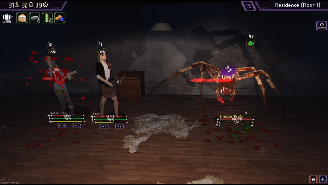 Draft of Darkness Combat Screenshot