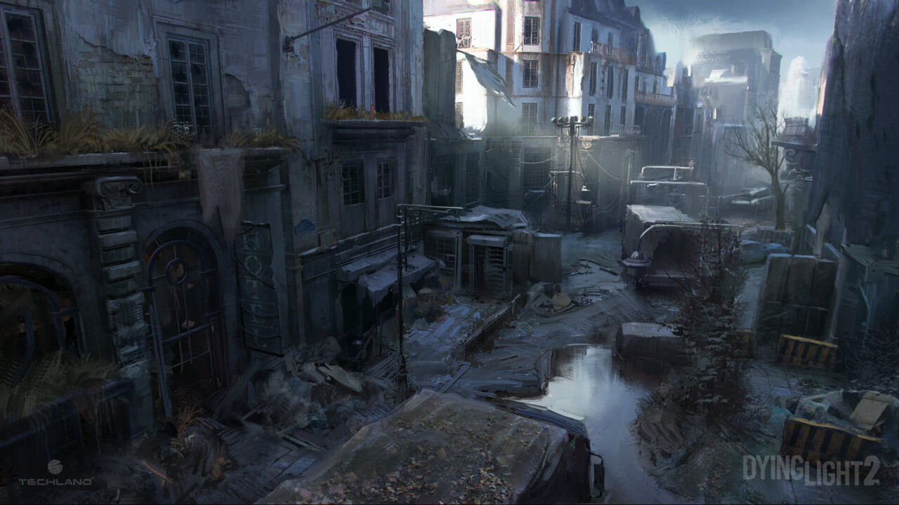 Sounds of the Dying City Dying Light 2 Street concept art