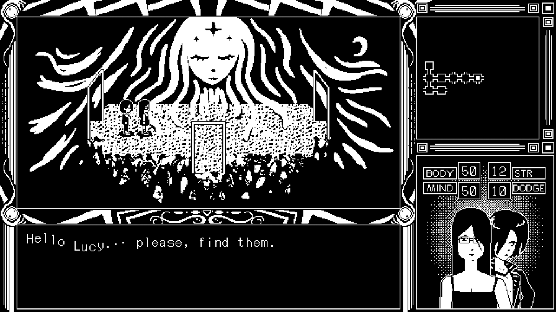 A seductive ghost lures you within the house