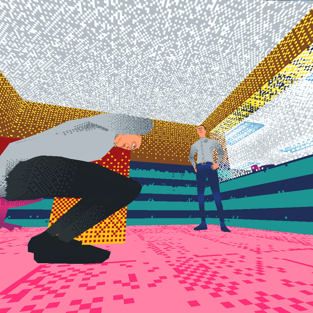 There's no gunfight, he's just hiding because the earnings reports have dropped