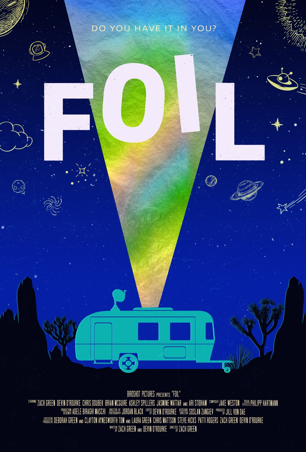 Foil poster