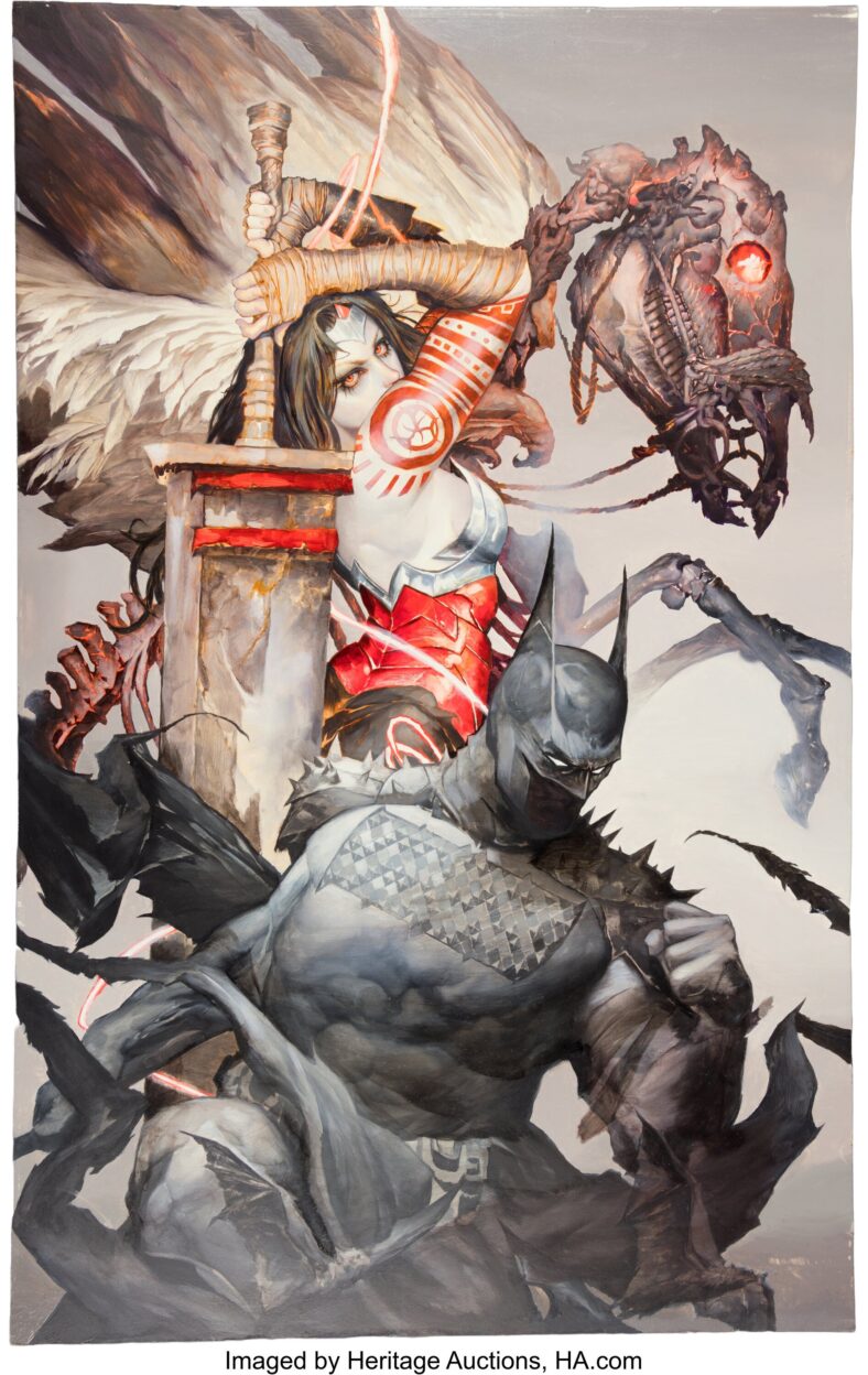 Original 'Absolute Batman' Cover Art Fetches $100,000 at Heritage Auction