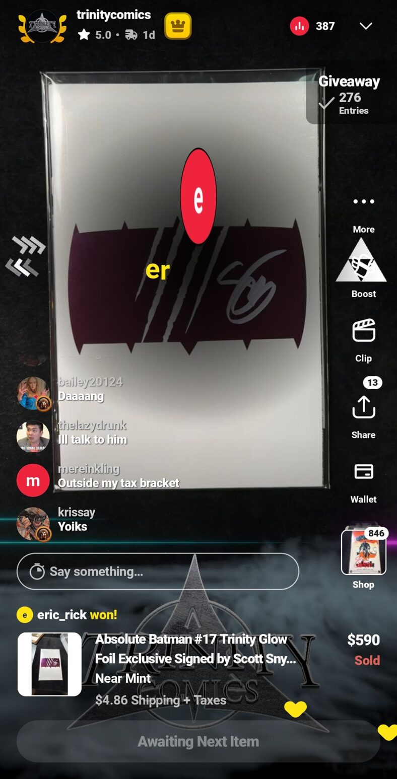 'Absolute Batman': Metal AF Glow-in-the-Dark Joker Cover Just Sold for $590