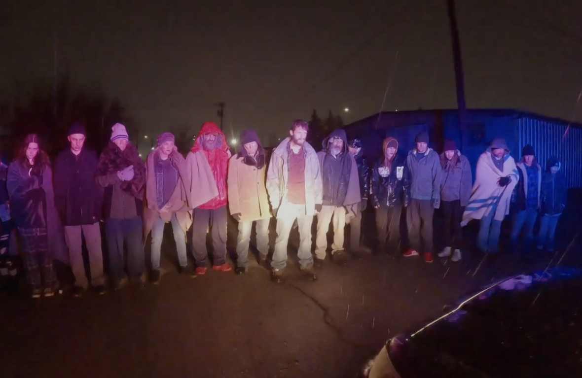 Clip from Shudder’s ‘Bodycam’ Builds Tension Between Locals and the Police