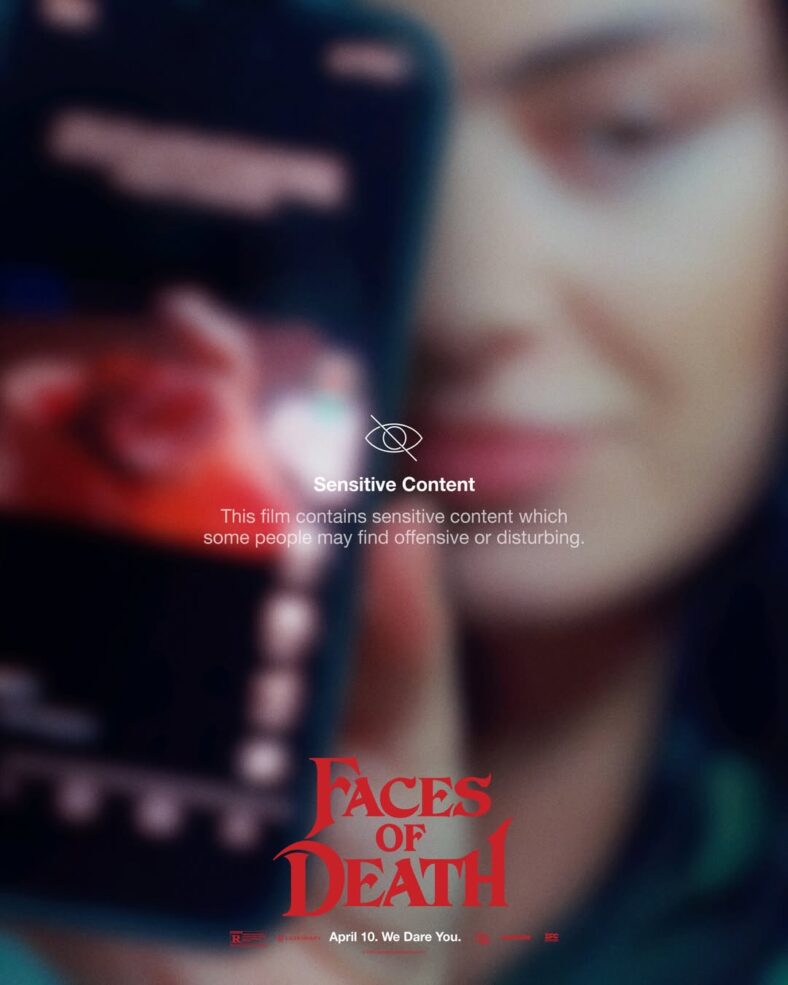 Charli Xcx FACES OF DEATH poster