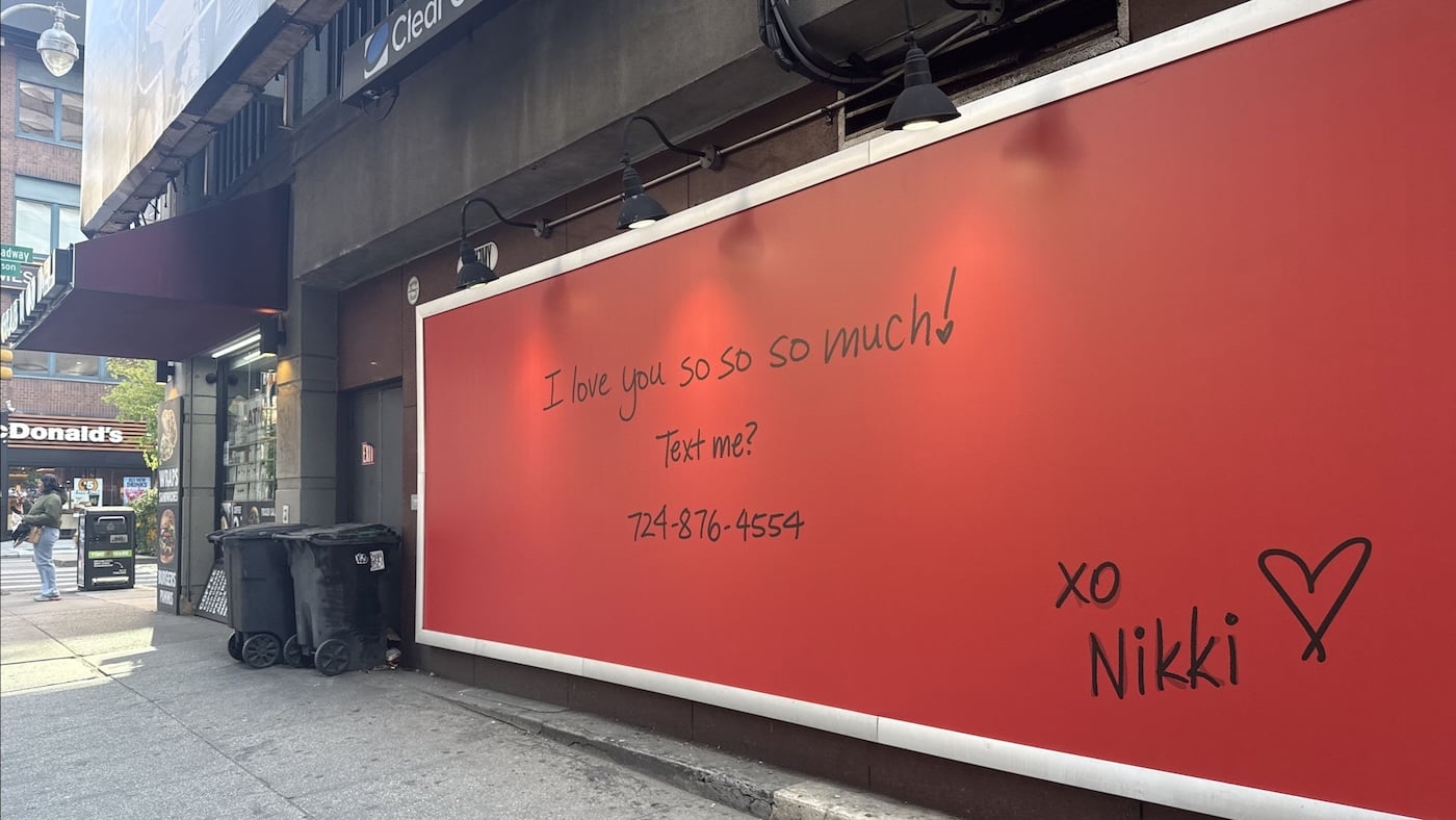 ‘Obsession’s “Nikki” Expresses Her Intense Love All Over Billboards In Los Angeles and NY