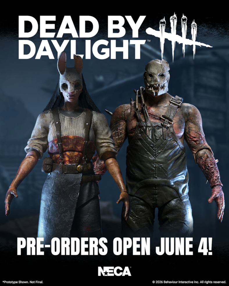 First Look at NECA's 'Dead by Daylight' Trapper and Huntress Figures! [Exclusive]