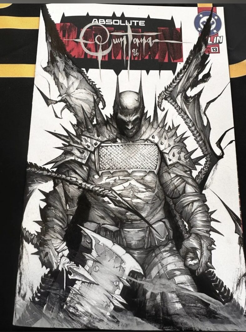 Dan Quintana's Custom 'Absolute Batman' Sketch Cover Just Sold for a Record-Breaking $18,550