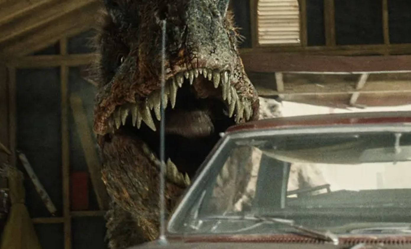 New ‘The End of Oak Street’ Image Unleashes a Dinosaur Into the ‘Burbs